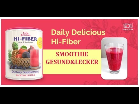 Beerensmoothie mit Hi-Fiber (Coral Club)