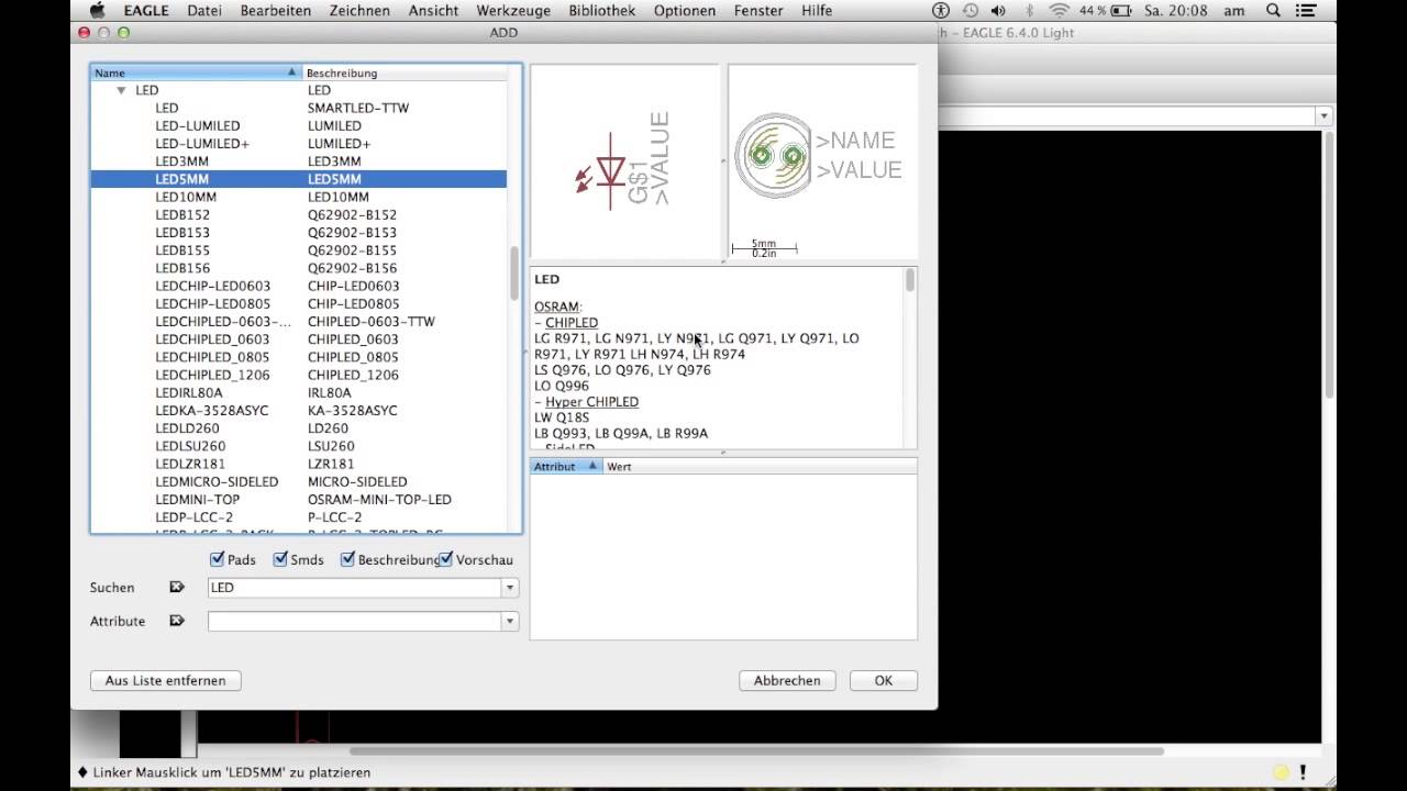 How to draw schematics in Eagle