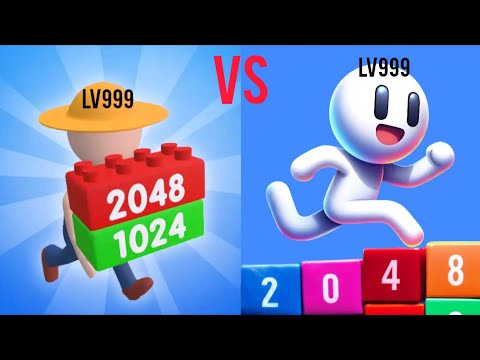 Brick Runner 2048 VS Stair Runner 2048