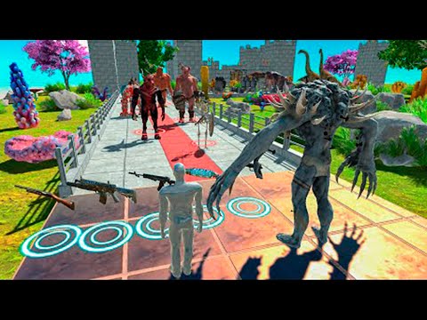 🔥FPS EXTREME SIEGE OF A CASTLE WITH TAME SCOURGE - Animal Revolt Battle Simulator