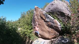 Video thumbnail of Légitime défonce, 7a+. Targasonne