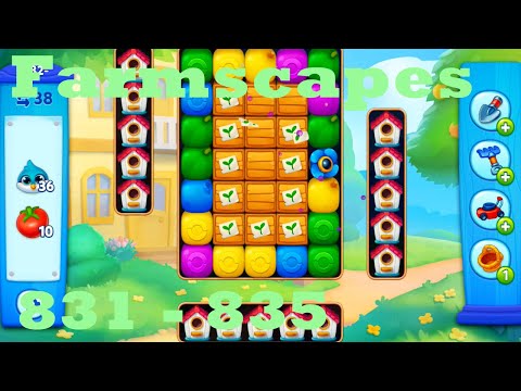 Farmscapes Level 831 - 835 HD Gameplay Walkthrough |  3 - match game | android | ios | pc | app