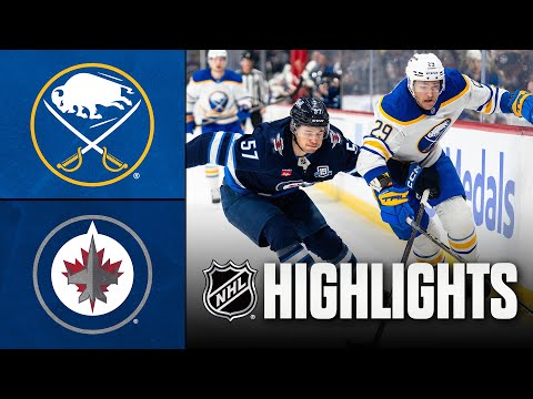 Sabres vs. Jets | NHL Highlights | December 05, 2025