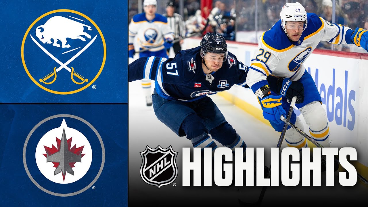 Sabres vs. Jets | NHL Highlights | December 05, 2025