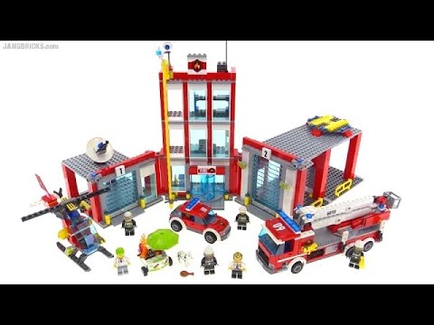 🔄 LEGO City 2016 Fire Station review! set 60110 re upload