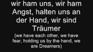 Tokio hotel- Träumer (with lyrics and translation)