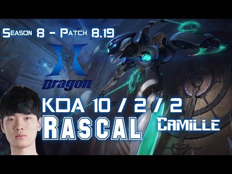KZ Rascal CAMILLE vs DARIUS Top - Patch 8.19 KR Ranked