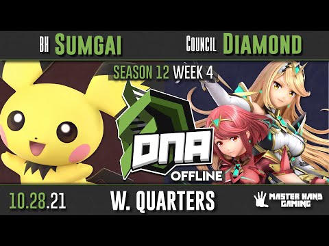 DNA S12:W4 - BH | Sumgai (Pichu) Vs. Council | Diamond (Pyra, Mythra) - W Quarterfinals