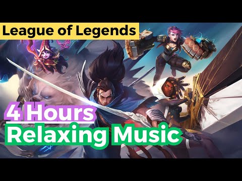 League of Legends background music, 4 hours chill gaming music (英雄联盟) | study music LoL bgm