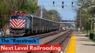 Next Level Railroading: Non-Stop Train Action on the BNSF Racetrack | Trains of Chicago, Illinois