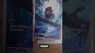 pokemon card Zorua #pokemon #shorts #pokemontcg #unboxingpokemon