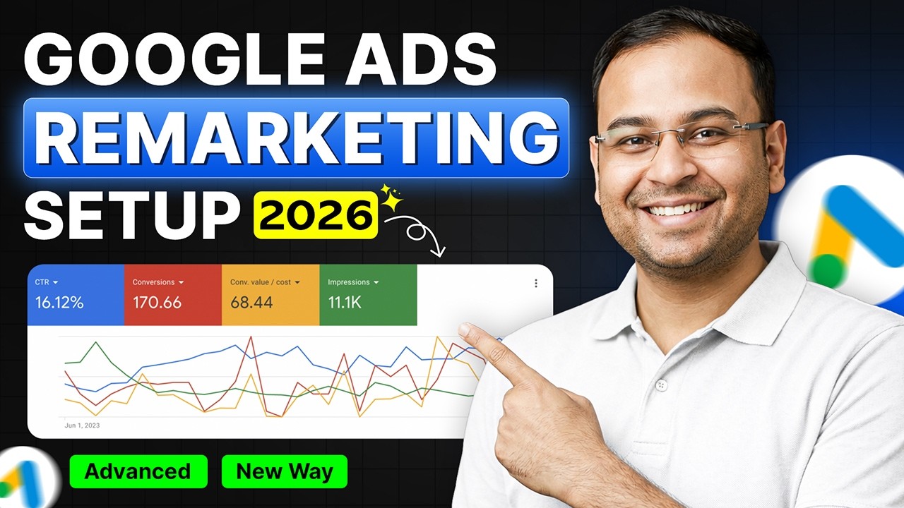 How to setup Google Ads Remarketing Code in 10 mints (Full Practical Tutorial)