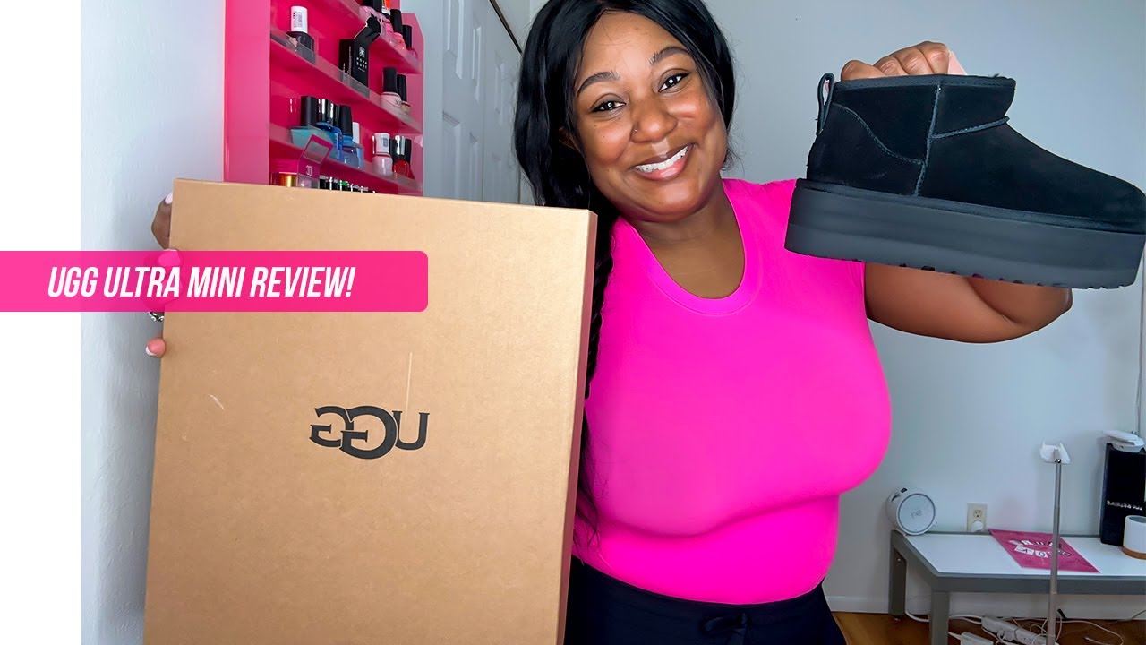 Watch video Ugg Ultra Mini PLATFORM (BLACK) | Review & Try On Now Ugg Ultra Mini PLATFORM (BLACK) | Review & Try On