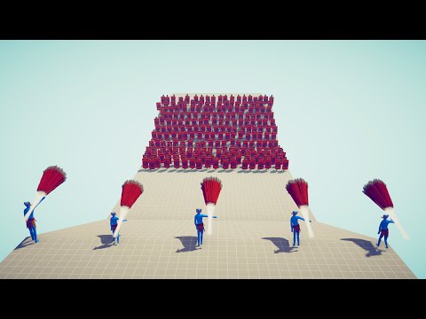 100x SHIELD BEARERS vs 5x EVERY GOD - Totally Accurate Battle Simulator