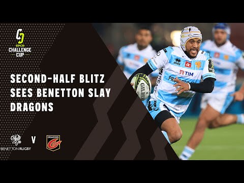 Highlights - Benetton Rugby v Dragons Round 3 | Challenge Cup 2021/22
