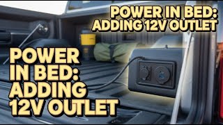 2024 Chevy Colorado DIY | Install a 12V Outlet for Camping & Overlanding (easy mod)