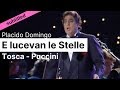 Opera Lyrics - Placido Domingo ♪  E lucevan le stelle (Tosca, Puccini) ♪ English & Italian