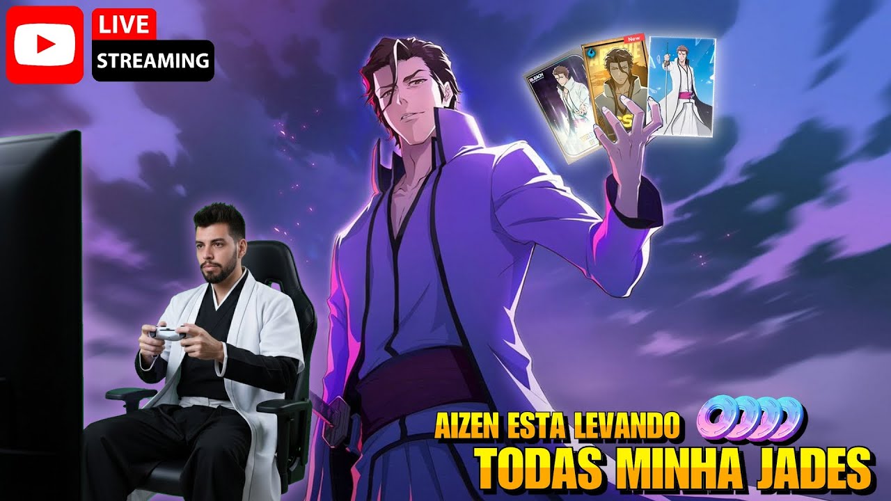 BLEACH: Soul Resonance! ⚔️ LIVE BUSCANDO A ARMA DO AIZEN (Kyoka Suigetsu) AO VIVO