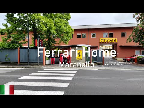 Maranello (Ferrari home) walking  - May 2023 |4K UHD|