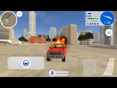 ► Gangster Town Rope Vice District By Naxeex Studio Gangster Rope Hero Fire Car DriveCrime Simulator Video