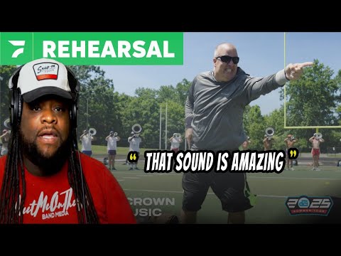 😱 HBCU Band Head SHOCKED by Carolina Crown 2025 Brass Tuning Sequence | DCI Reaction