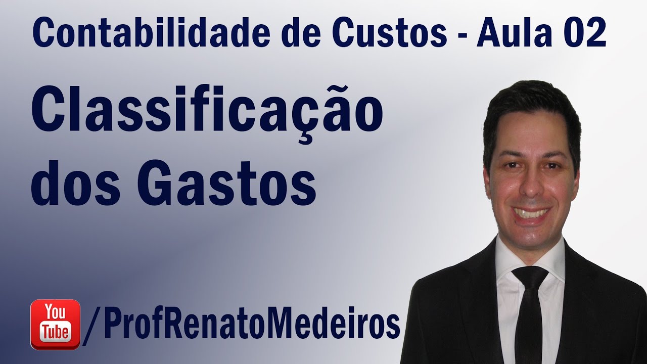 Contabilidade de Custos - Aula 02 (Classificação dos Gastos)
