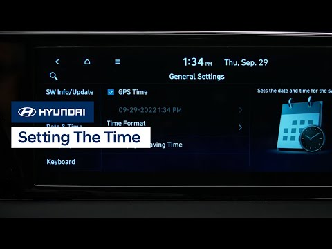 Setting the Time | Hyundai