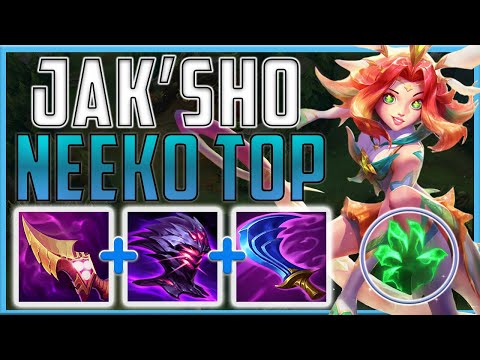 JAK'SHO DUELIST NEEKO TOP DOING THE MOST DAMAGE IN THE GAME?! - Neeko Top | Season 13 LoL