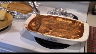 Episode 64 Cooking with Chris :  making my Lasagna