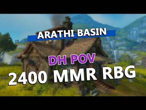 Rogue tries to NINJA CAP me the Entire Game - DH POV - 2400 MMR Arathi Basin RBG | WoW Shadowlands