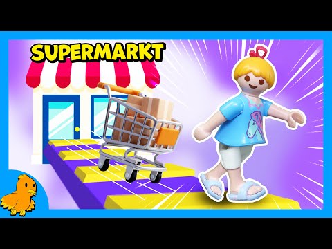 Hannah muss aus dem Supermarkt entkommen! (Roblox) Playmobil Familie Vogel