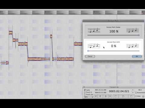 Melodyne Pitch and Time Editing Macros