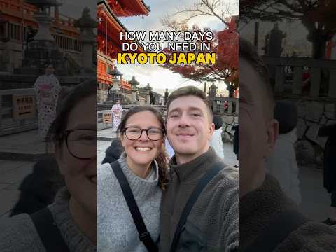 How long should you spend in KYOTO? 🇯🇵 Japan travel tips #kyoto #japan #japantravel #traveltips
