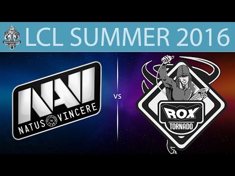 [LoL VODs] NV vs ROX | LCL Summer 2016 (29.05.2016) - Natus Vincere.CIS vs Tornado ROX