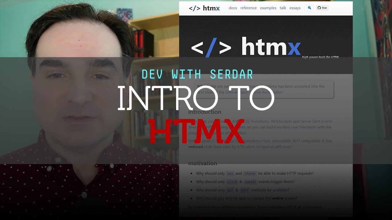 Htmx: Faster, and simpler, interactive web apps