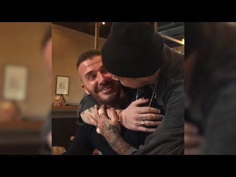 David Beckham Brought To Tears When Son Brooklyn Surprises Him For Birthday