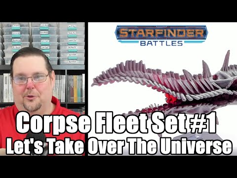 Corpse Fleet Set #1 | Starfinder Battles Miniatures | Let's Take Over The Pact Worlds W/ These Ships