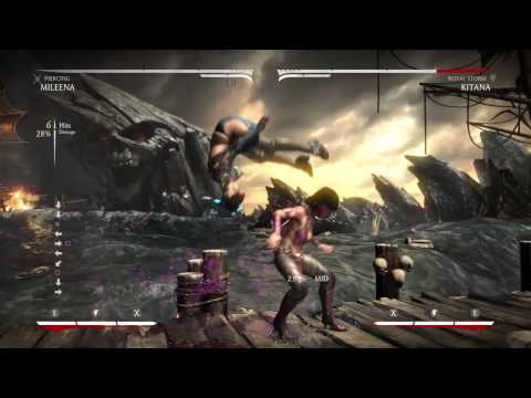 Mortal Kombat X Mileena 39% Combo (Piercing)(No Bar)