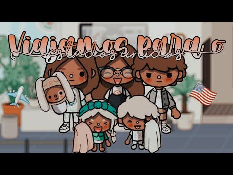 ✈️🩰Viajamos para os estados unidos!|Toca Life World|Lohh Toca!