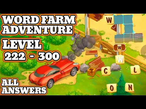 Word Farm Adventure Gameplay, All Levels 222 to 300 Answers, FILGA - YouTube
