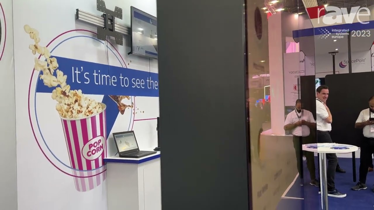 ISE 2023: Ergonomic Solutions Overviews SpacePole Outdoor Digital Menuboards