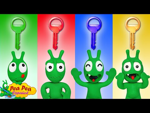 Encontrar Llaves En La Habitación De Los Cuatro Elementos | Videos Para Niños | Bébe Pea Pea