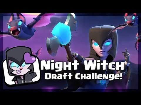 NEW EMOTE! NIGHT WITCH CHALLENGE! 🧙‍♀️🧙‍♀️🧙‍♀️ | 💥 CLASH ROYALE 💥  [Deutsch/German HD+]