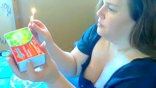 ASMR Lighting matches and extingushing. Soft whispering and nail tapping.