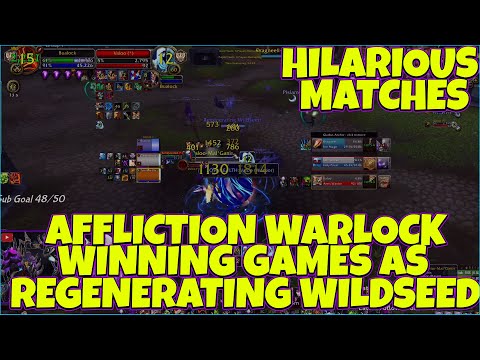 Affliction Warlock Hilarious Matches You've Seen - Winning As Wildseed & Taking Selfies Mid Arena