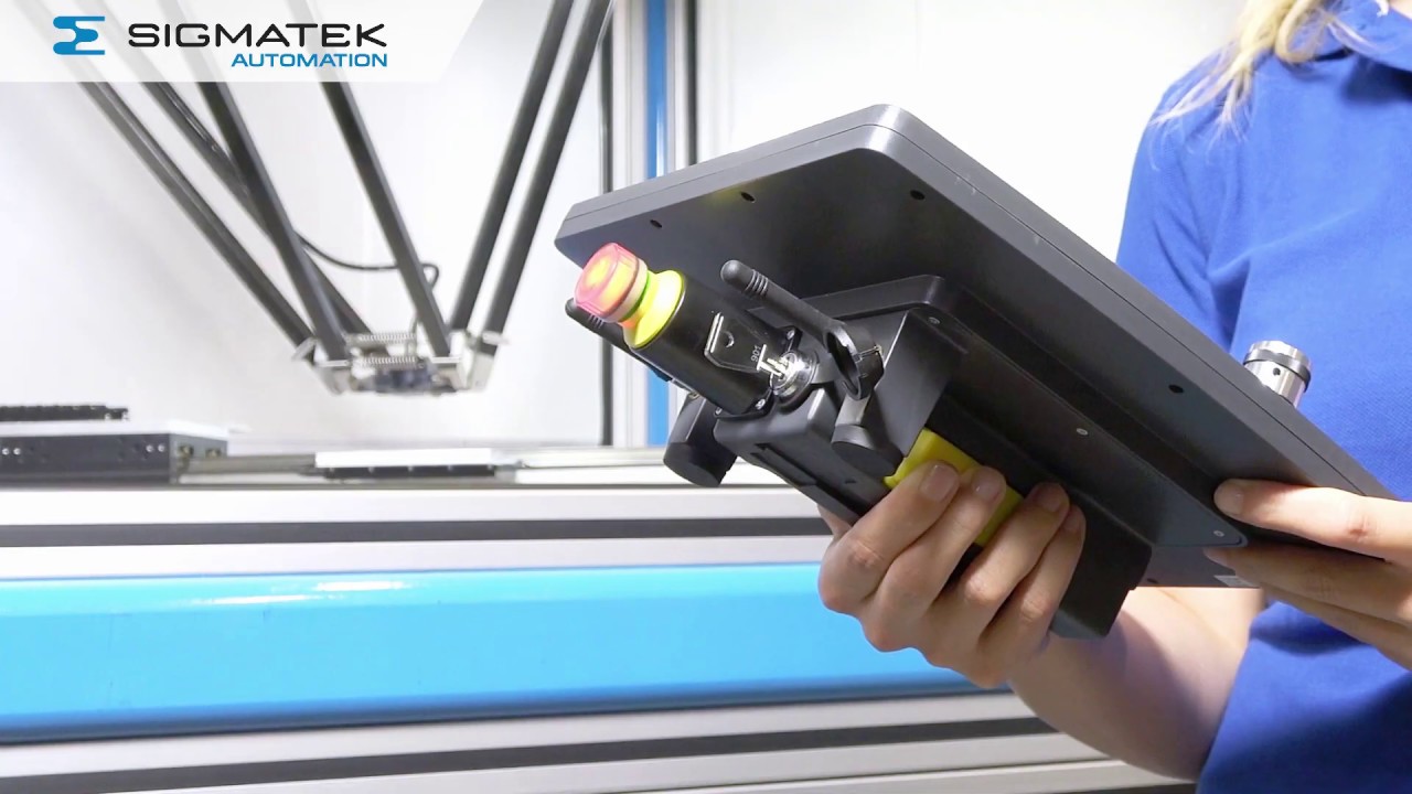 Delta Robot automation with wireless handheld powered by SIGMATEK