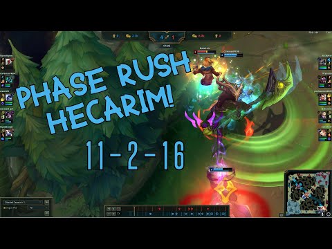 Season 11 Hecarim Jungle! | Patch 11.2 | Phase Rush Hecarim