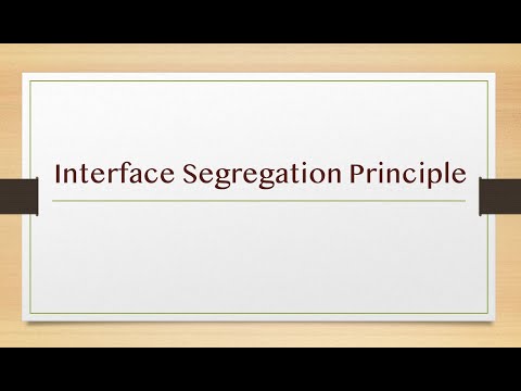 Interface Segregation Principle explained in depth with examples