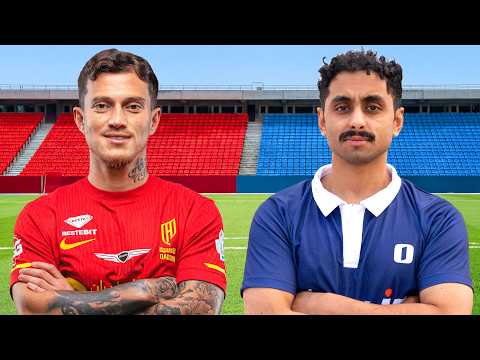 تحدي لاعب محترف ضد شخص عادي مين افضل ؟