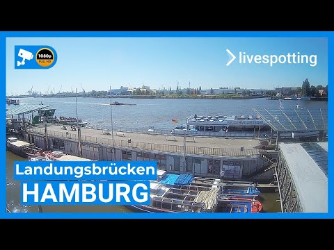 🔴 LIVE: Hamburg Landungsbrücken – Schiffe, Fähren & Hafenbetrieb